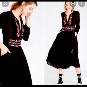 Free people linens and velvet dress